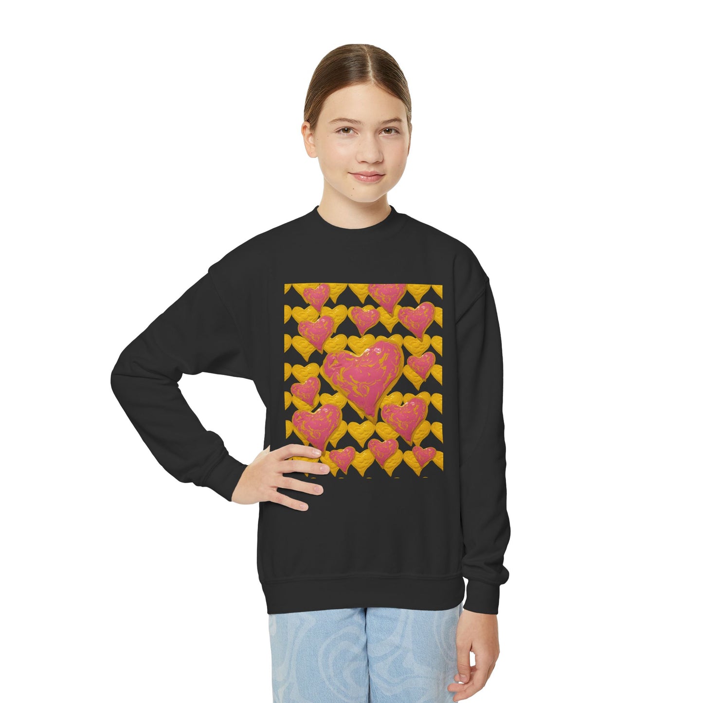 LOVELY HEARTS SWEATSHIRT