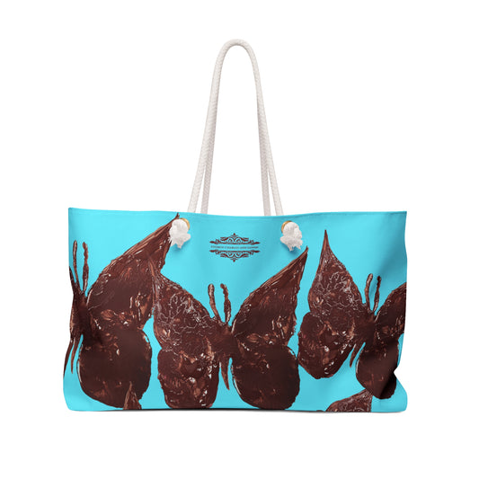 STYLISH BUTTERFLY WEEKENDER TOTE