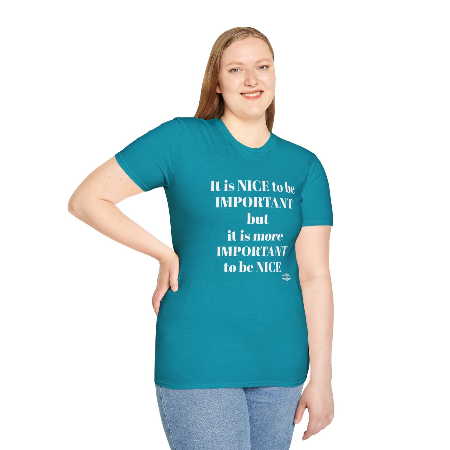 IT IS NICE TO BE IMPORTANT
