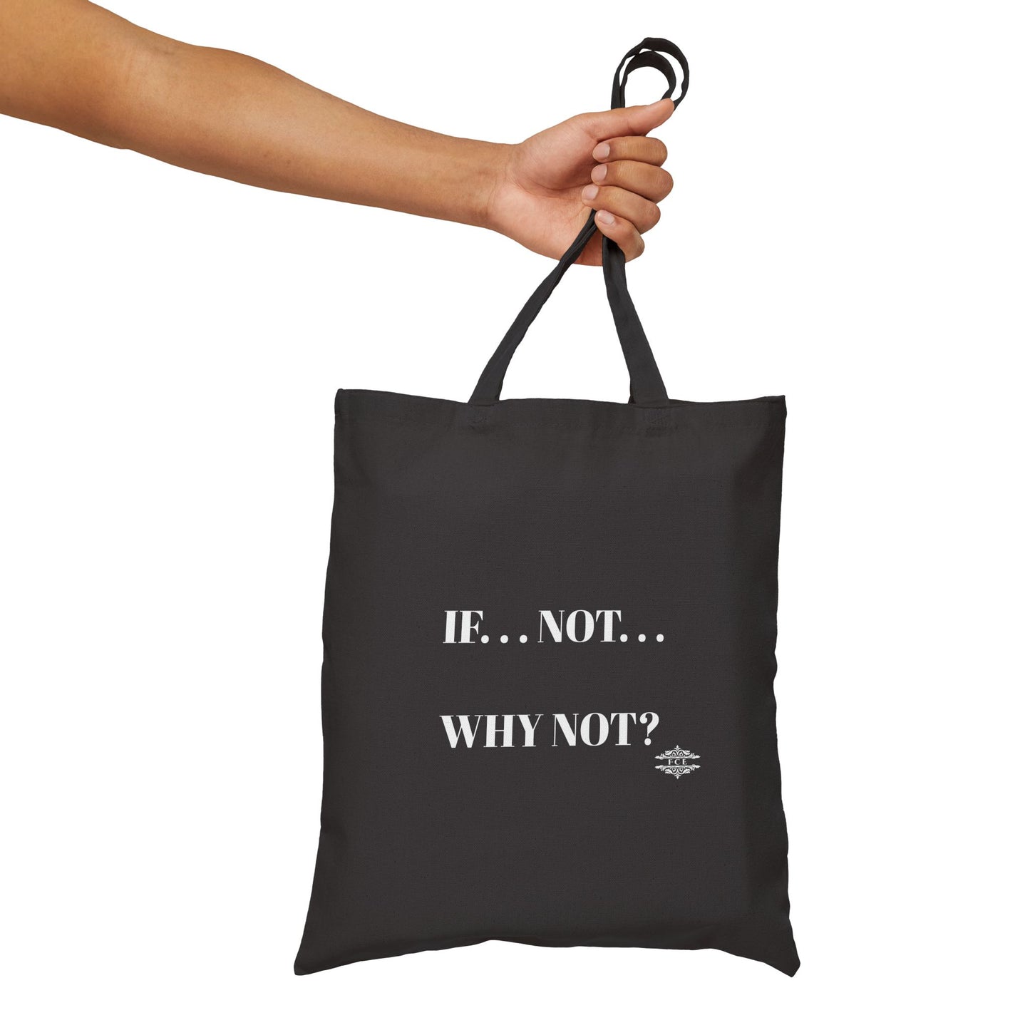 WHY NOT COTTON CANVAS TOTE BAG