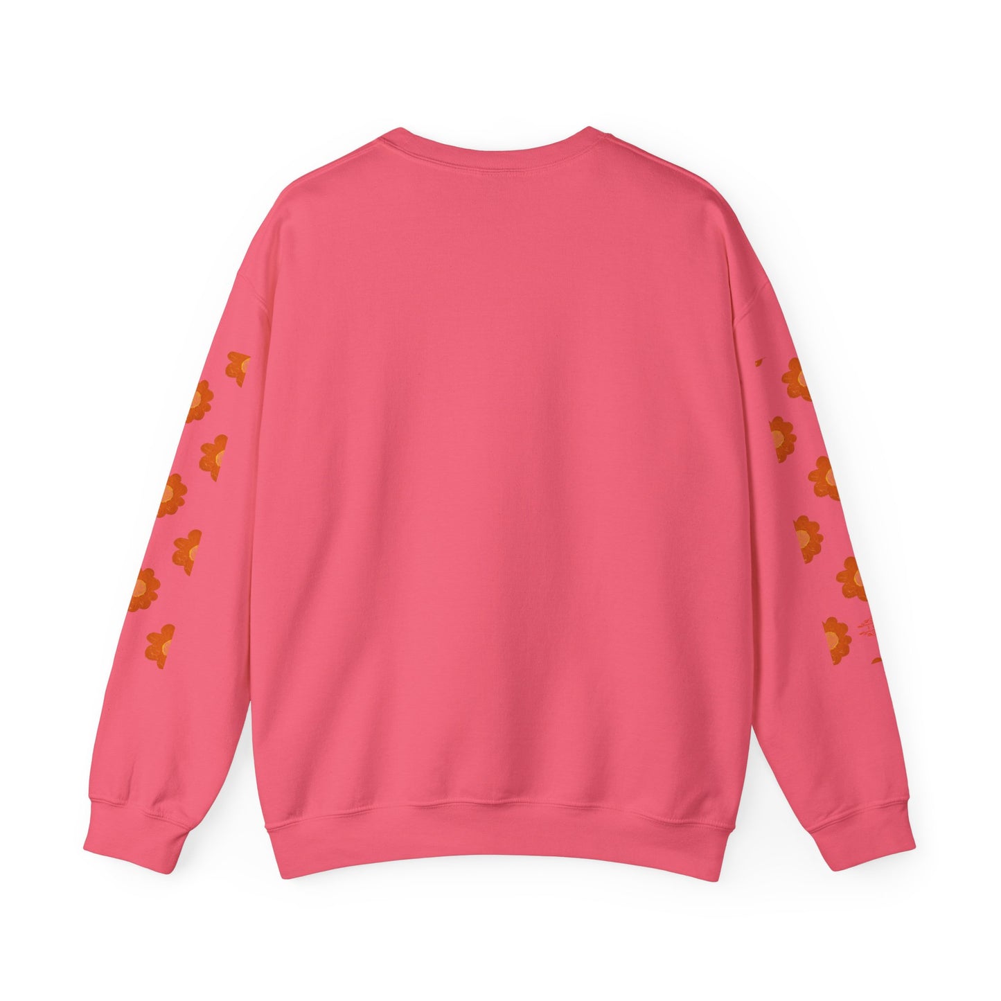 ORANGE FLOWERS SWEATSHIRT