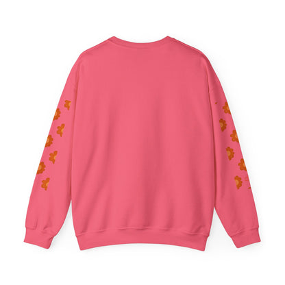 ORANGE FLOWERS SWEATSHIRT