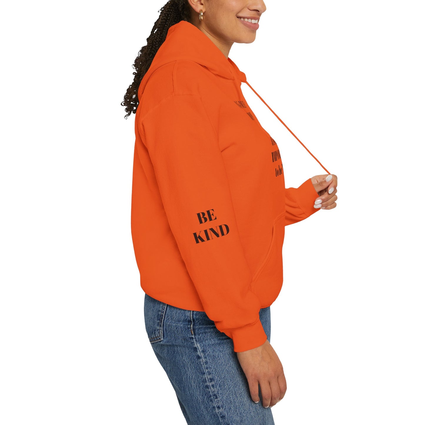 BE NICE HOODED SWEATSHIRT