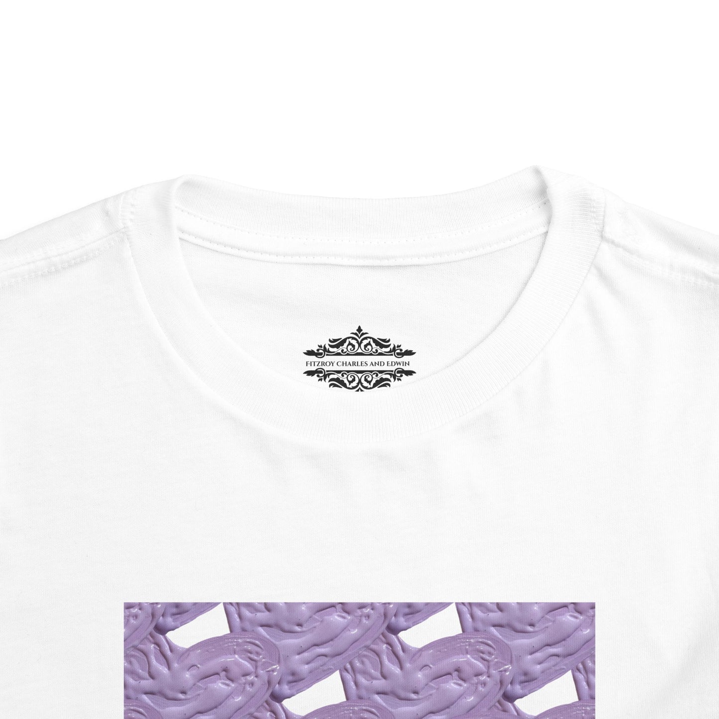 CUTE PURPLE HEART TODDLER TEE
