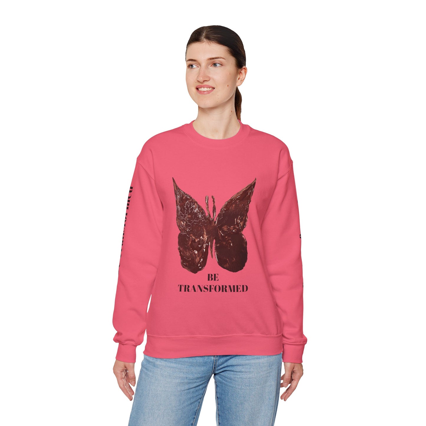 BE TRANSFORMED CREWNECK SWEATSHIRT