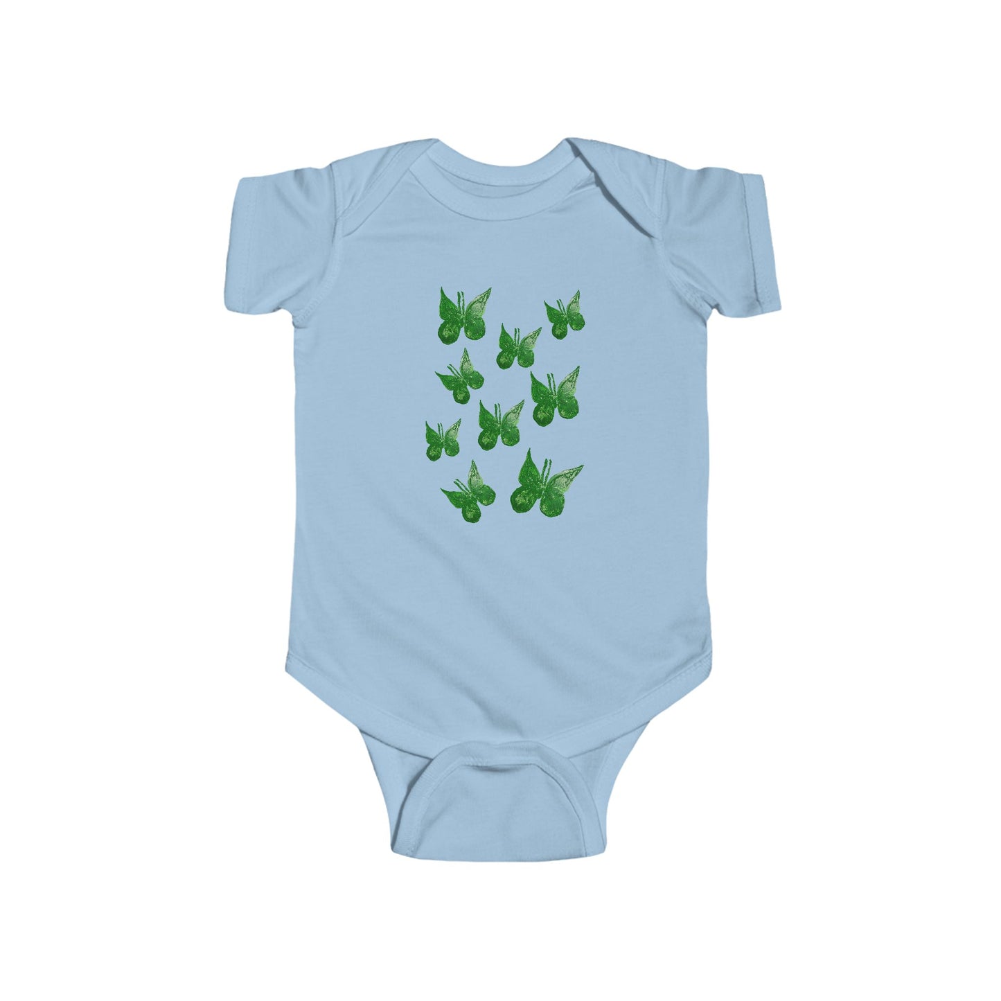 MINI GREEN BUTTERFLIES INFANT BODYSUIT