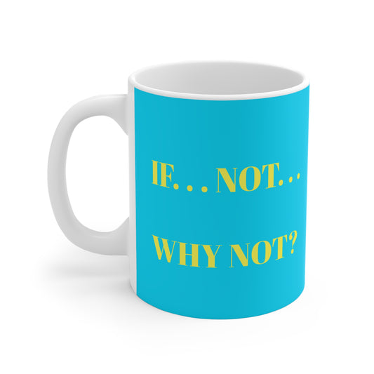 SUMMER BLUE WHY NOT MUG