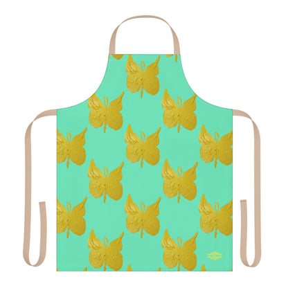 YELLOW BUTTERFLY APRON