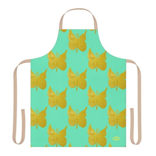 YELLOW BUTTERFLY APRON