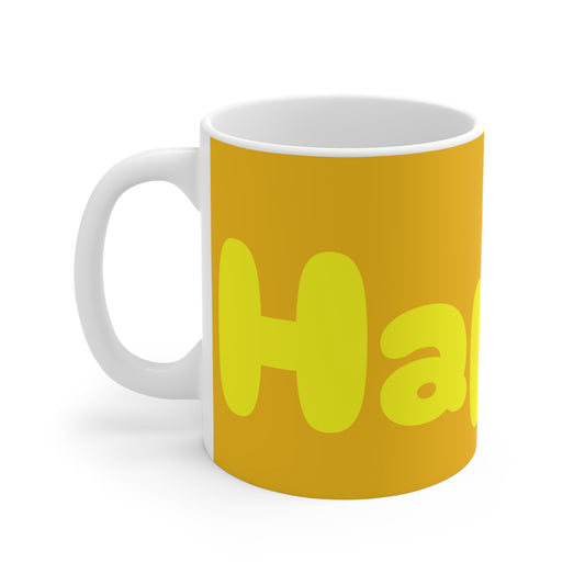 YELLOW IS SO HAPPY MUG