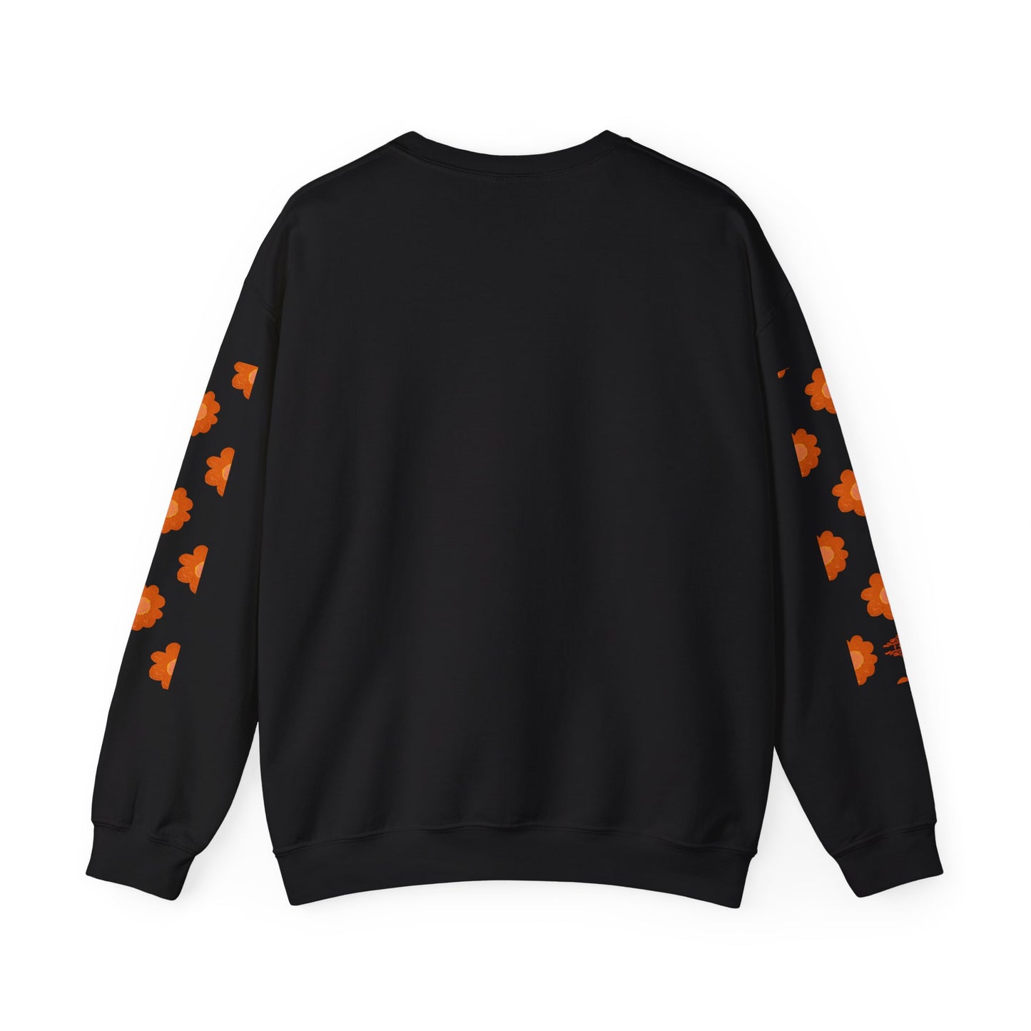 ORANGE FLOWERS SWEATSHIRT
