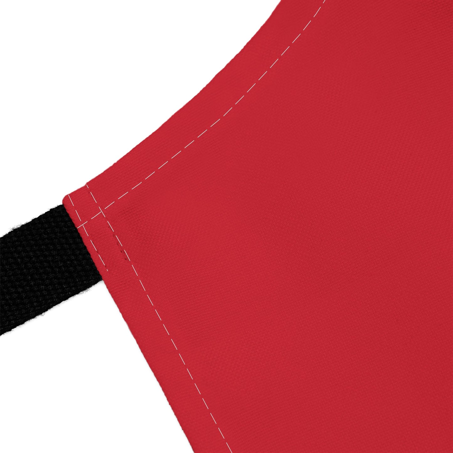LOVE RED BLACK APRON