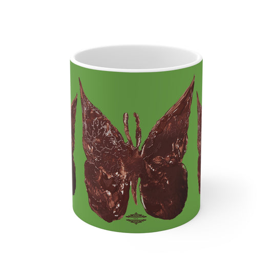 BROWN PAPILLON MUG