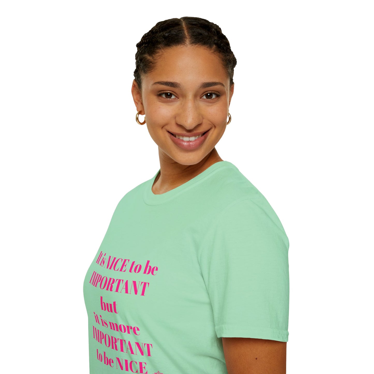 INSPIRATIONAL QUOTE BE NICE TEE