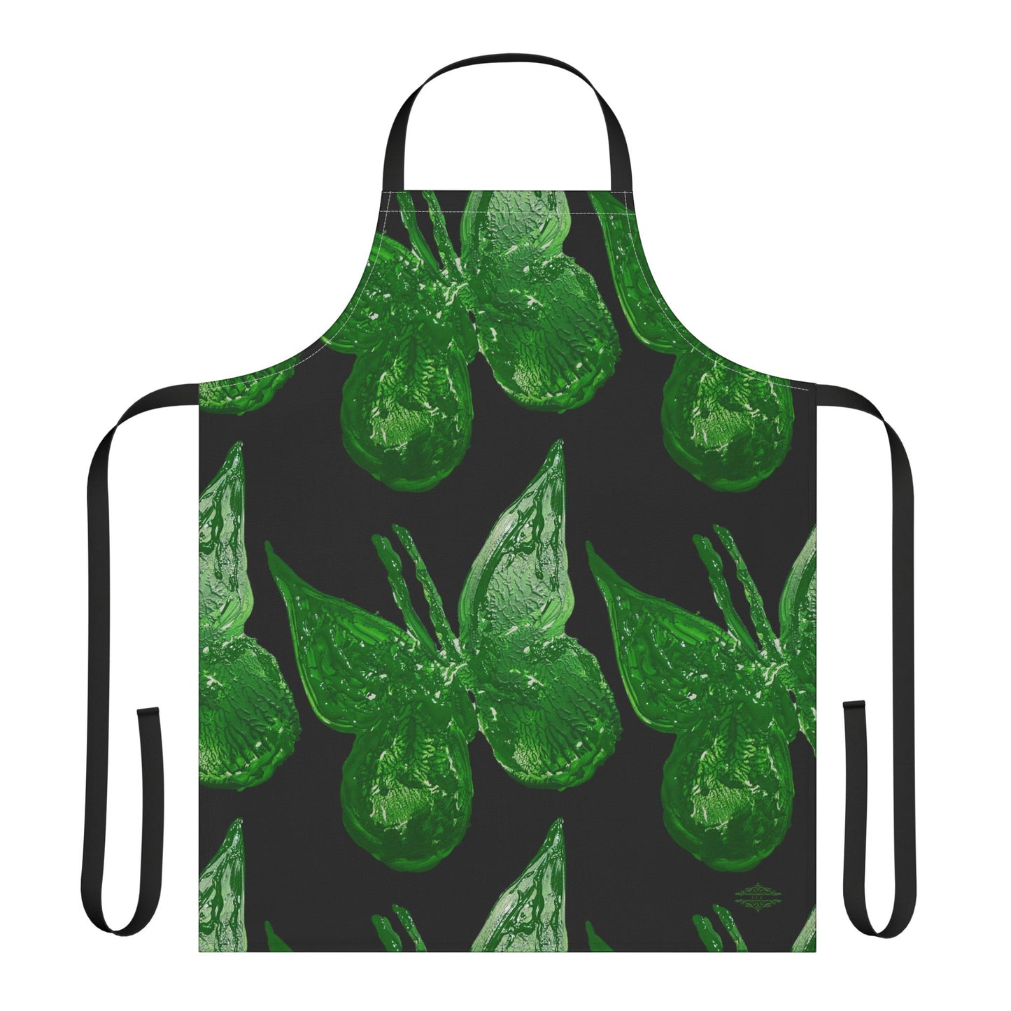 GREEN BUTTERFLIES APRON