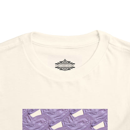 CUTE PURPLE HEART TODDLER TEE