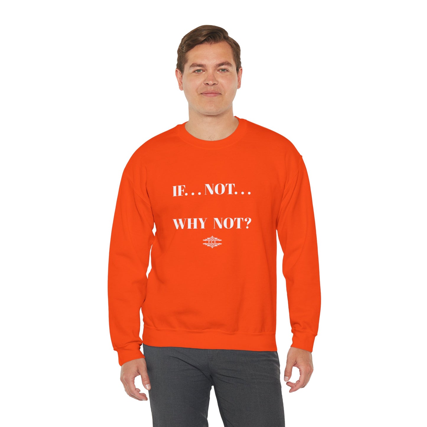 WHY NOT CREWNECK SWEATSHIRT