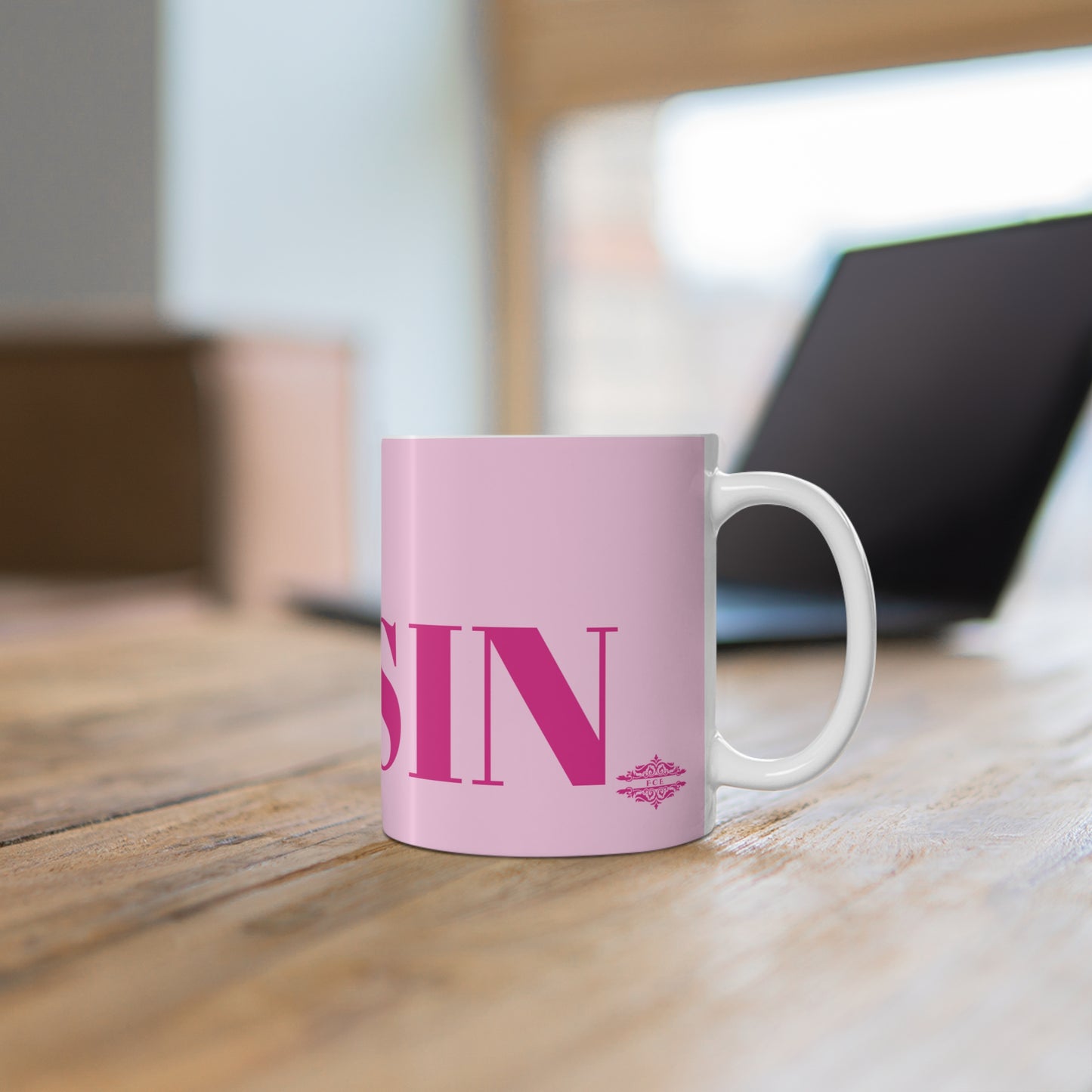 LIGHT PINK COUSIN MUG