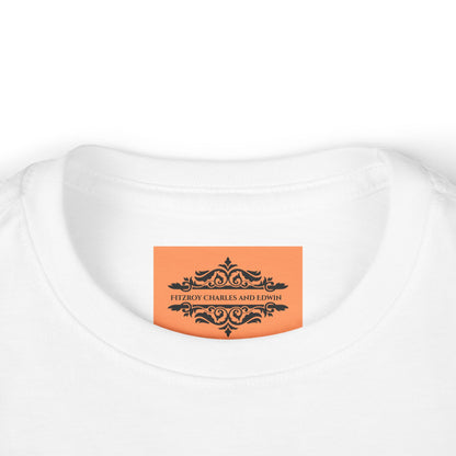 BIG ORANGE FLOWER TODDLER LONG SLEEVE TEE