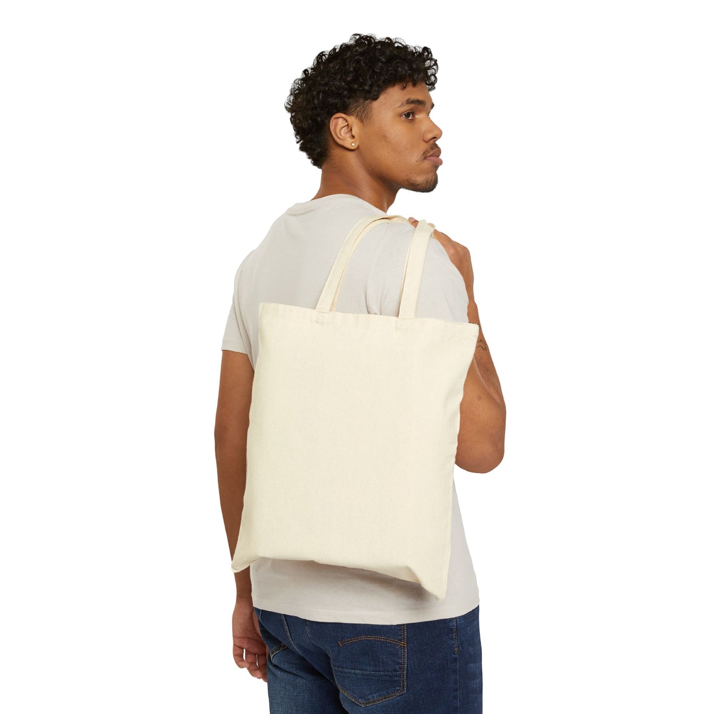 BEING KIND COTTON CANVAS TOTE BAG