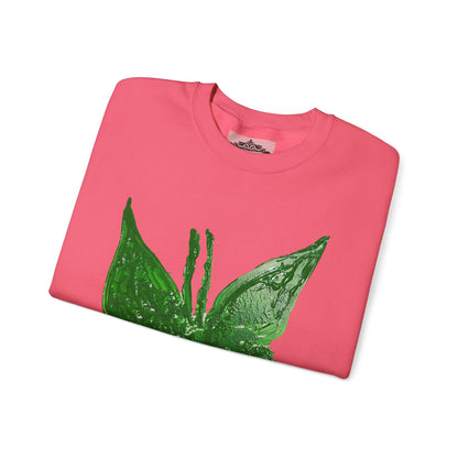 GREEN BUTTERFLY CREWNECK SWEATSHIRT