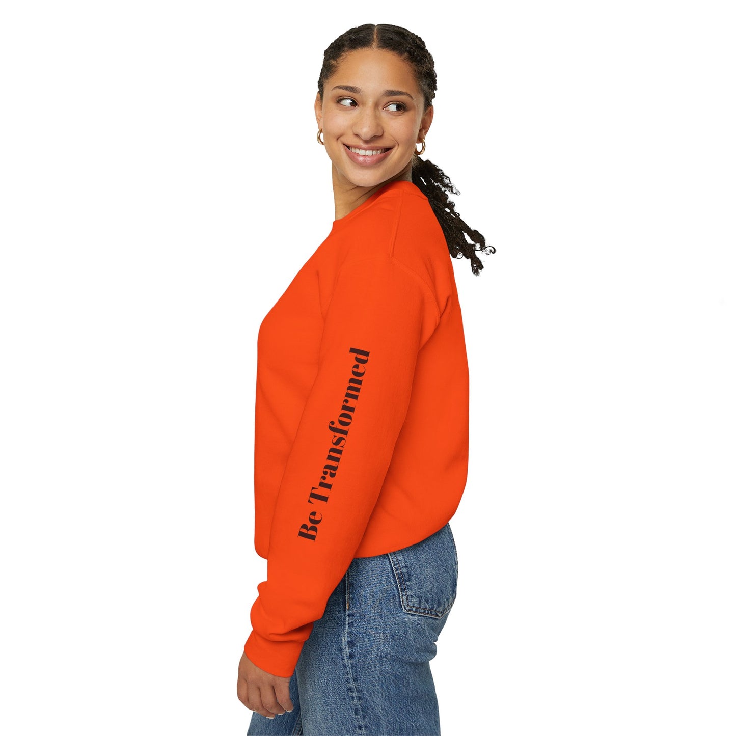 BE TRANSFORMED CREWNECK SWEATSHIRT