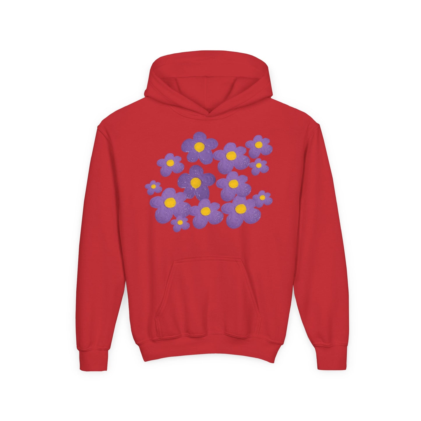 FUN ORANGE HOODED SWEATSHIRT