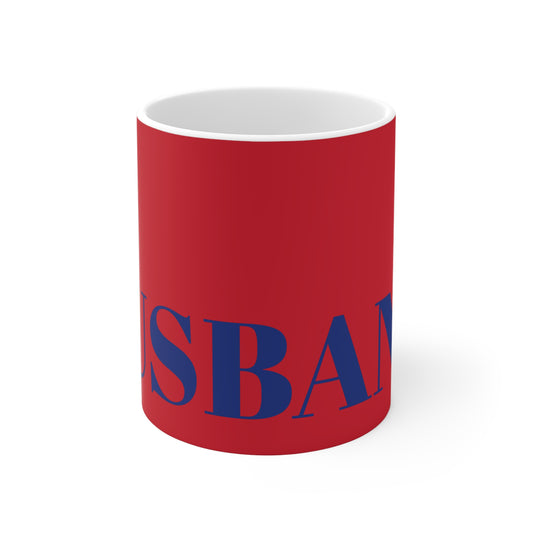 RED HUSBAND MUG