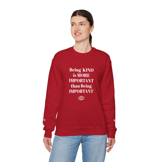 BE KIND CREWNECK SWEATSHIRT