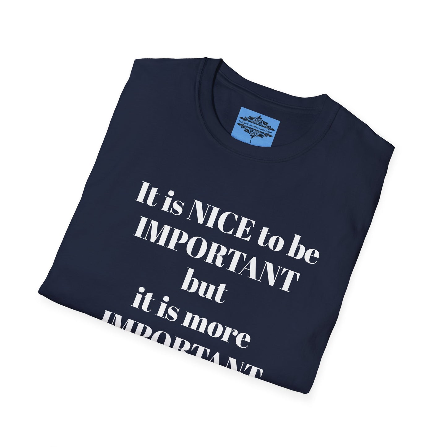 IT IS NICE TO BE IMPORTANT