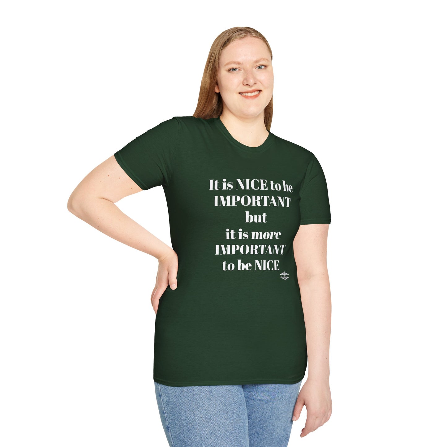 IT IS NICE TO BE IMPORTANT