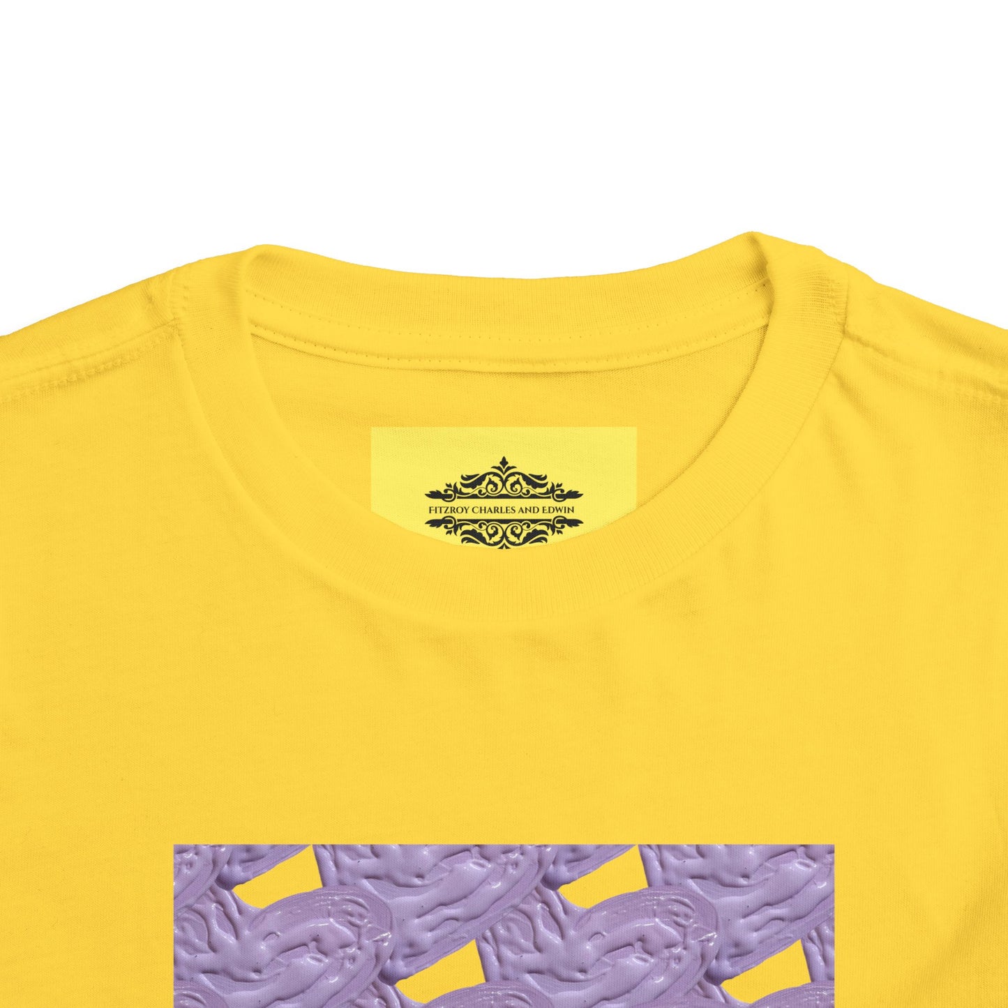 CUTE PURPLE HEART TODDLER TEE