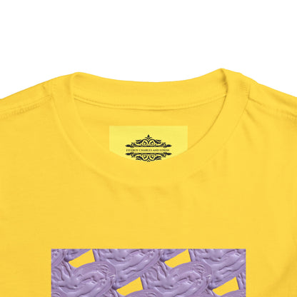 CUTE PURPLE HEART TODDLER TEE