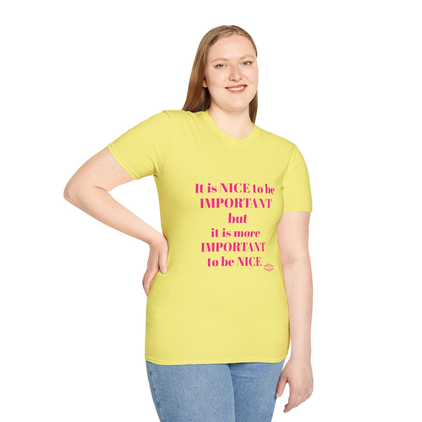 INSPIRATIONAL QUOTE BE NICE TEE