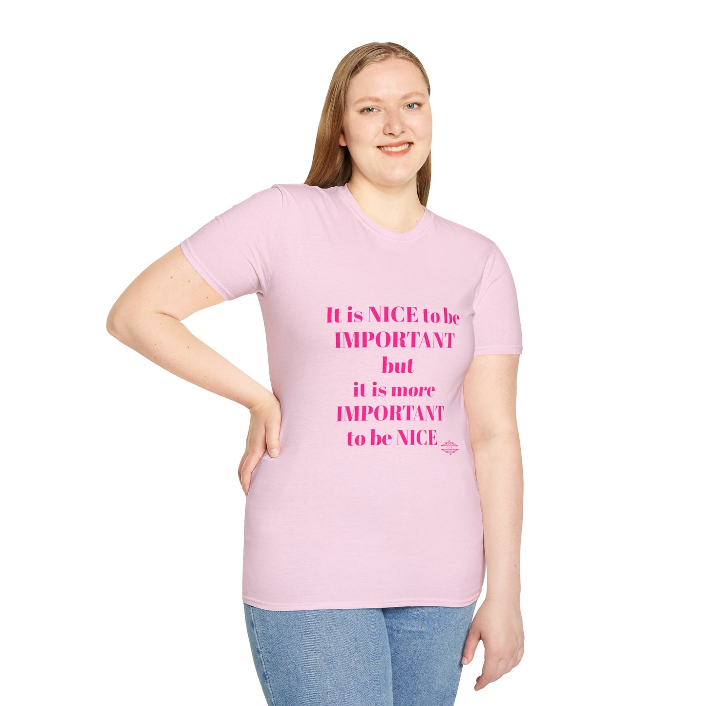 INSPIRATIONAL QUOTE BE NICE TEE