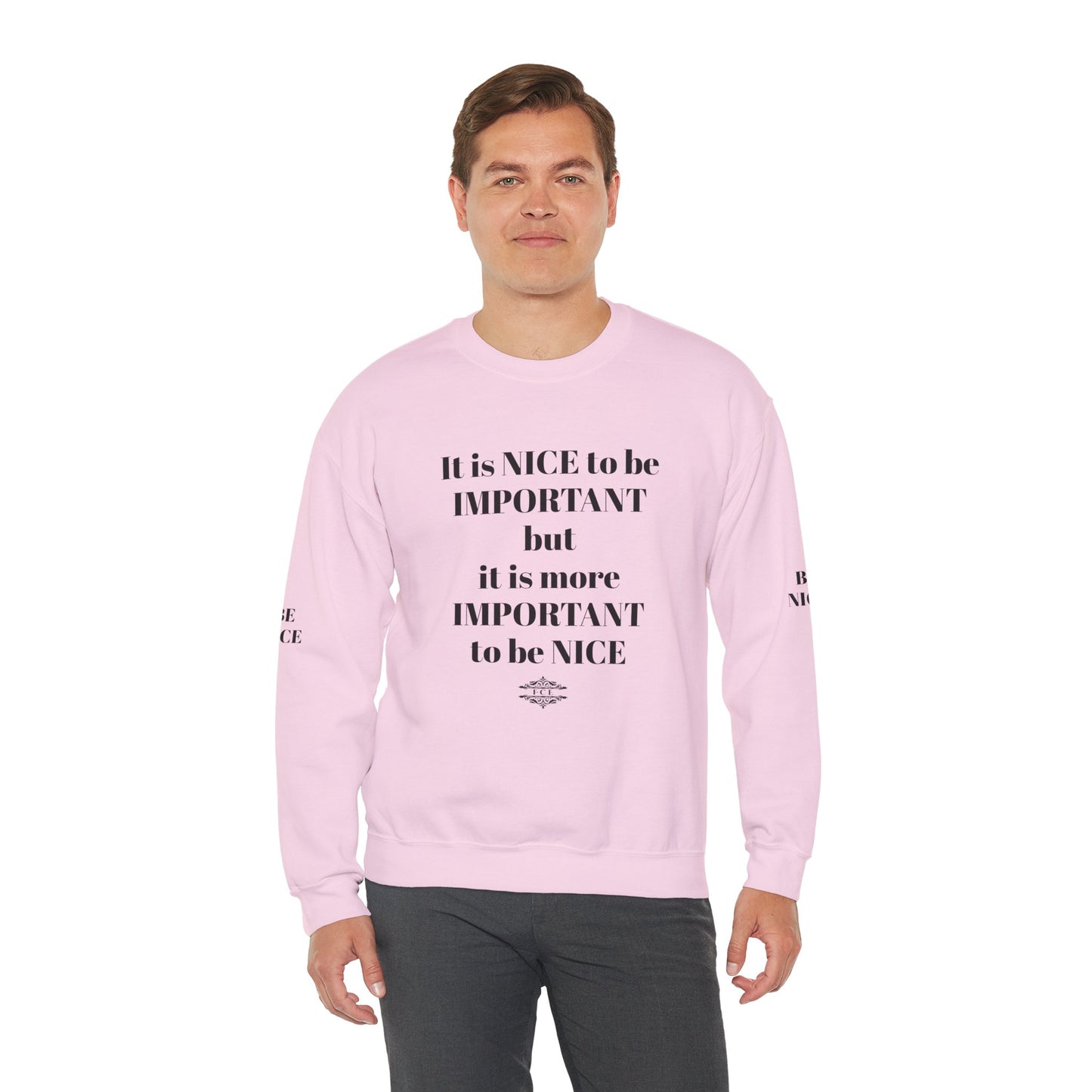 IT IS IMPORTANT CREWNECK SWEATSHIRT