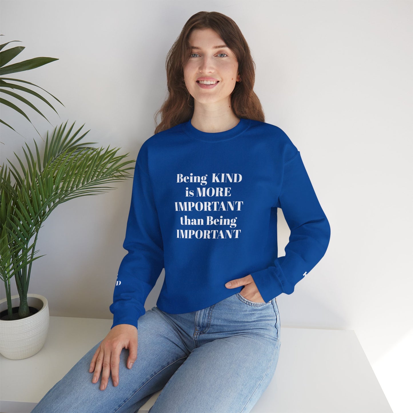 BE KIND CREWNECK SWEATSHIRT