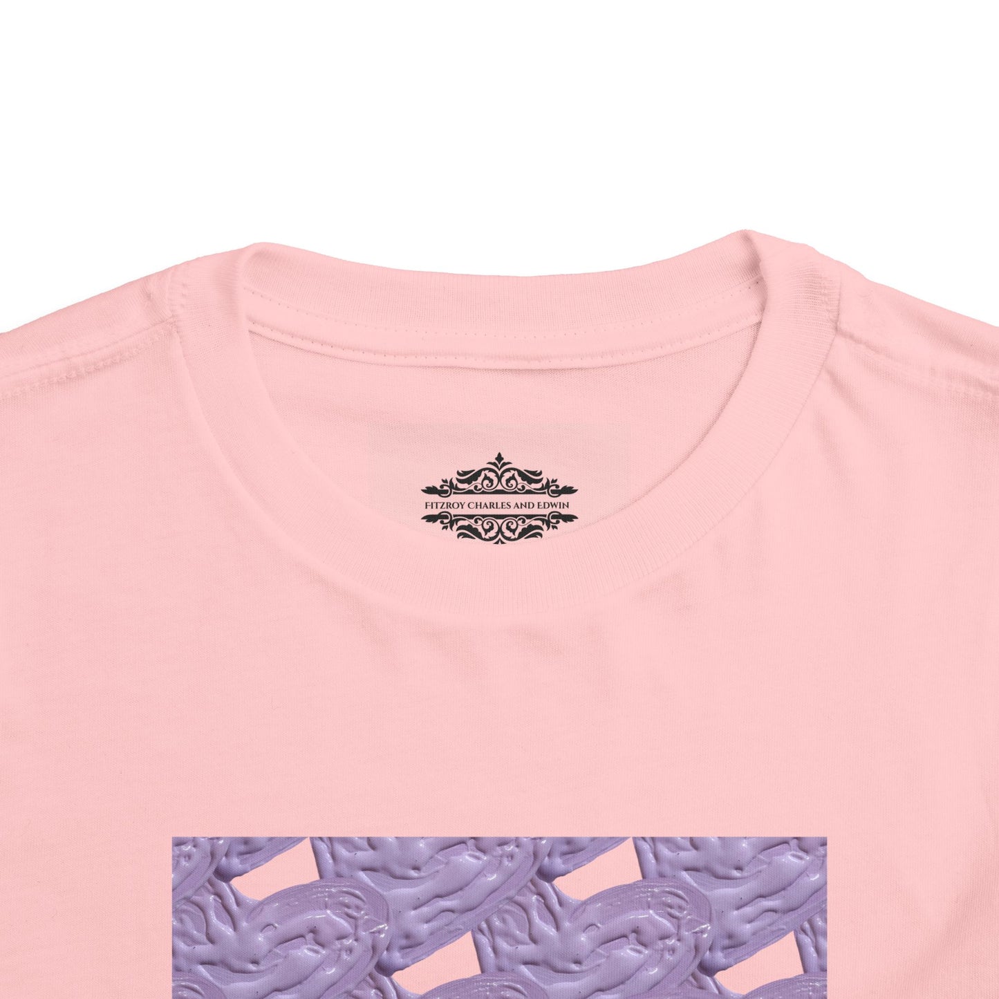 CUTE PURPLE HEART TODDLER TEE