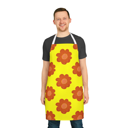 CHEERFUL YELLOW APRON