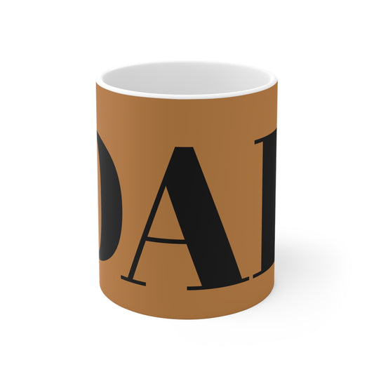 LIGHT BROWN DAD MUG