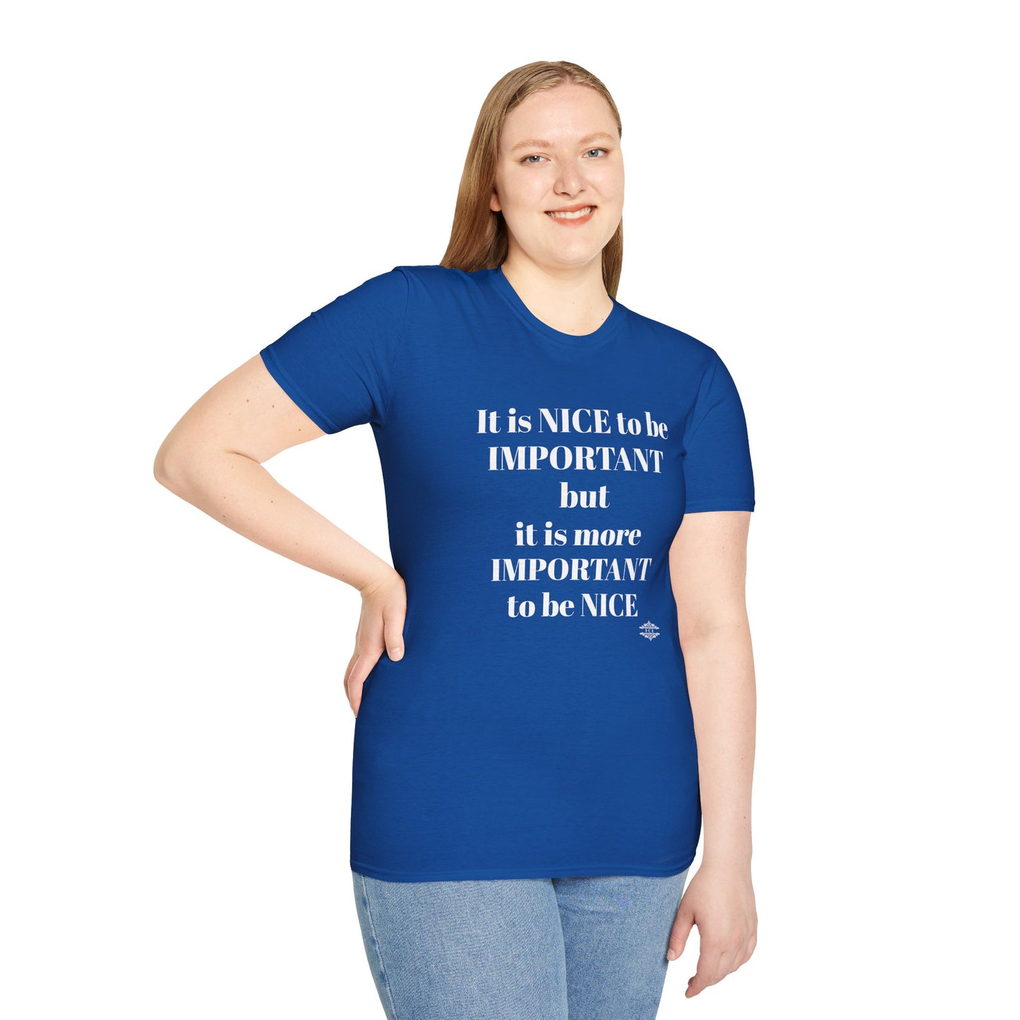 IT IS NICE TO BE IMPORTANT
