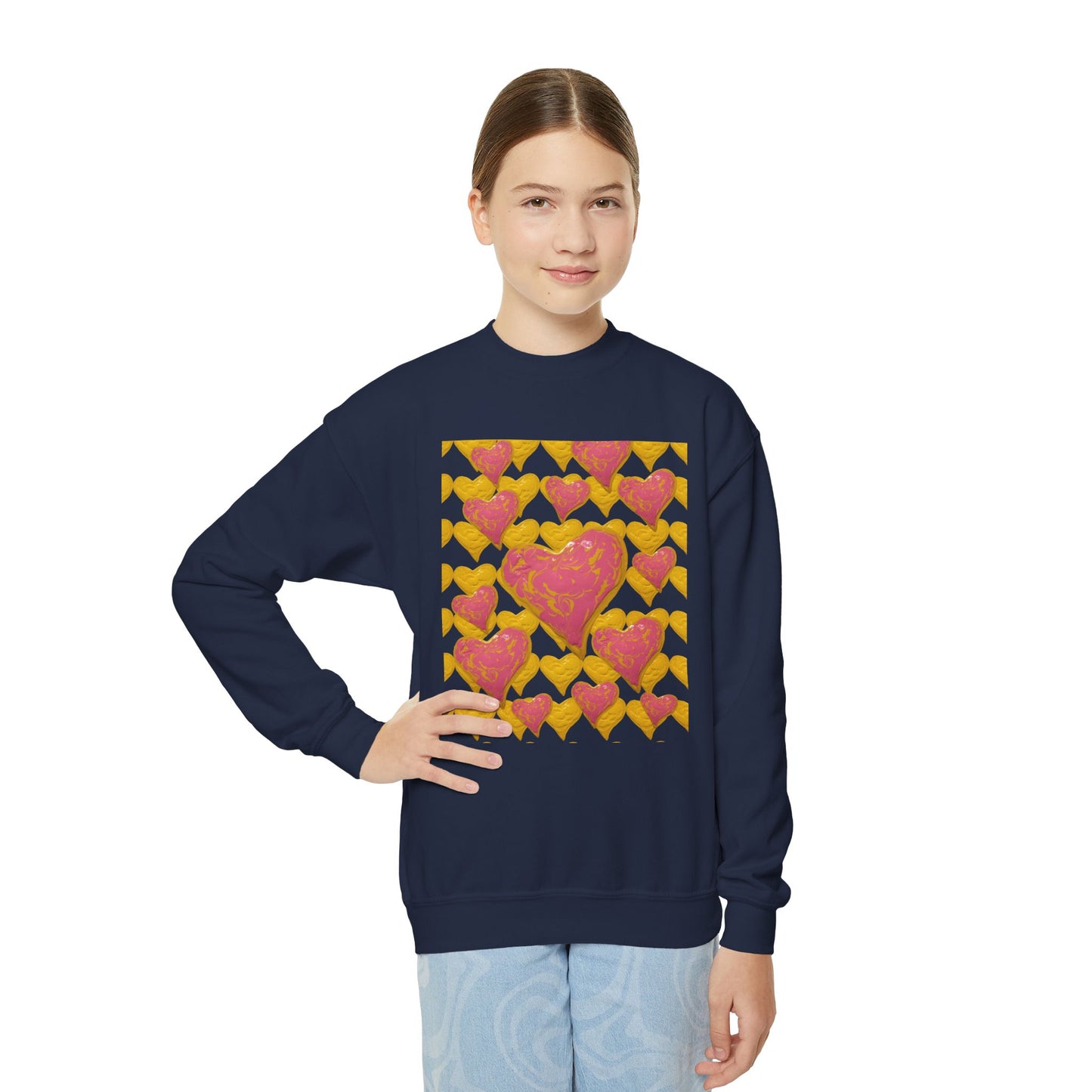 LOVELY HEARTS SWEATSHIRT