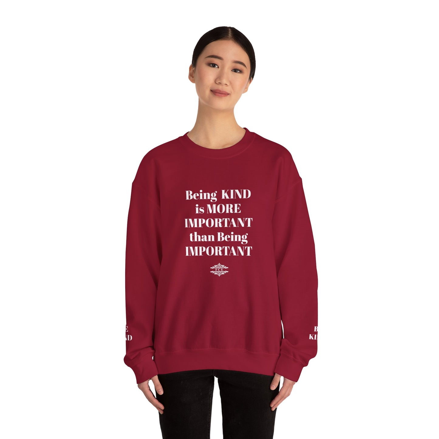 BE KIND CREWNECK SWEATSHIRT