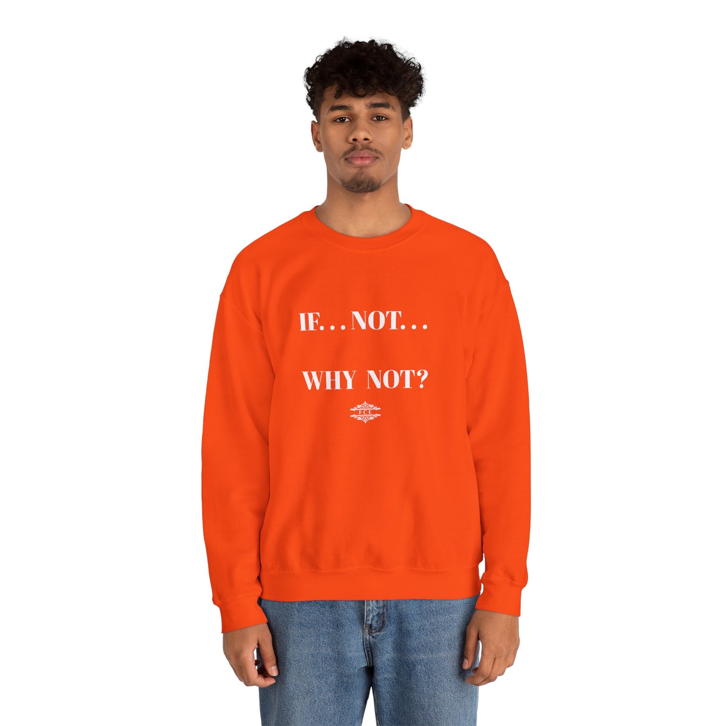 WHY NOT CREWNECK SWEATSHIRT