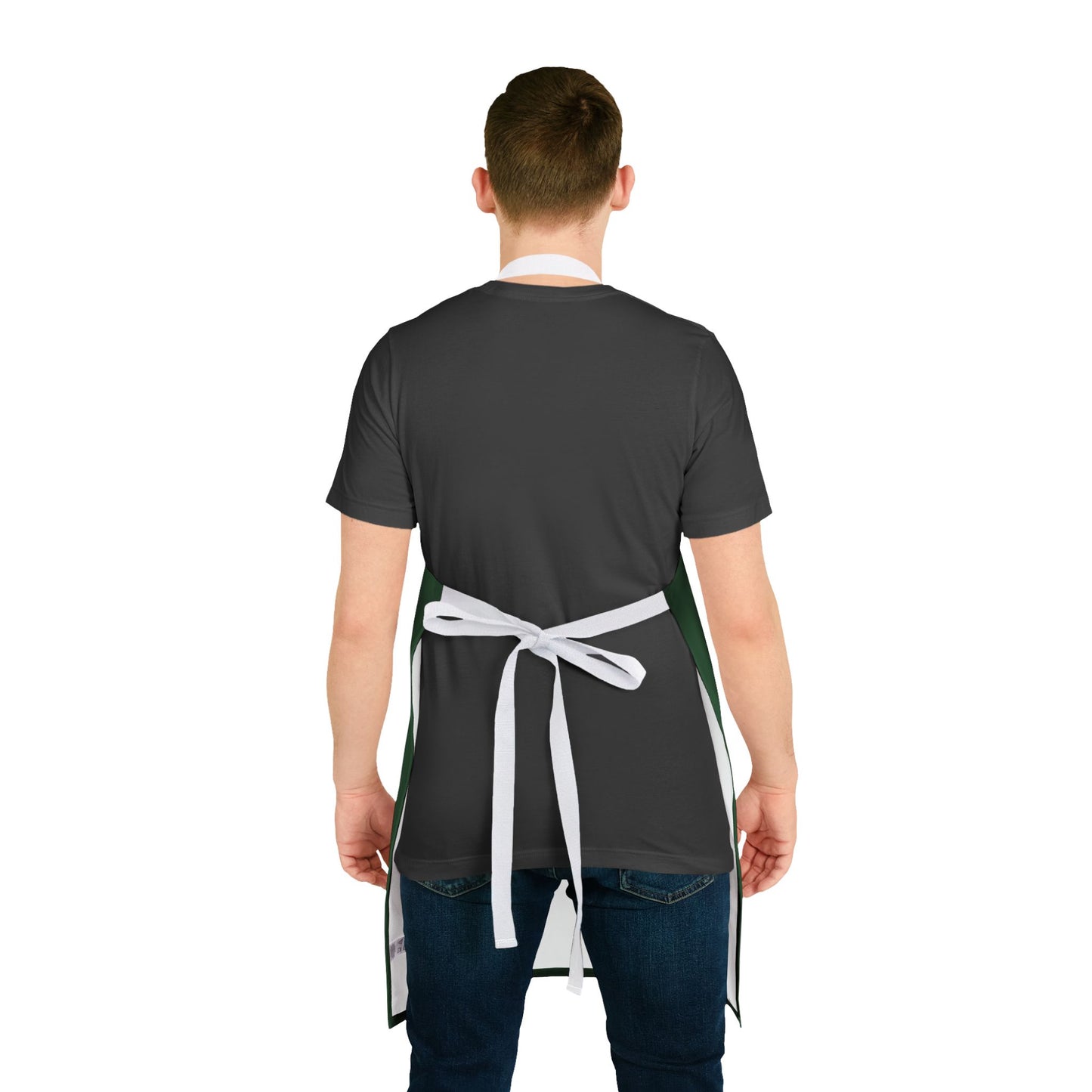 DARK GREEN APRON