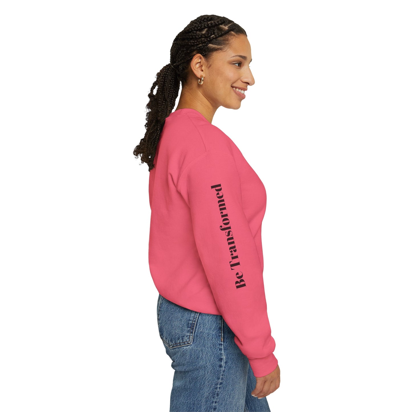 BE TRANSFORMED CREWNECK SWEATSHIRT