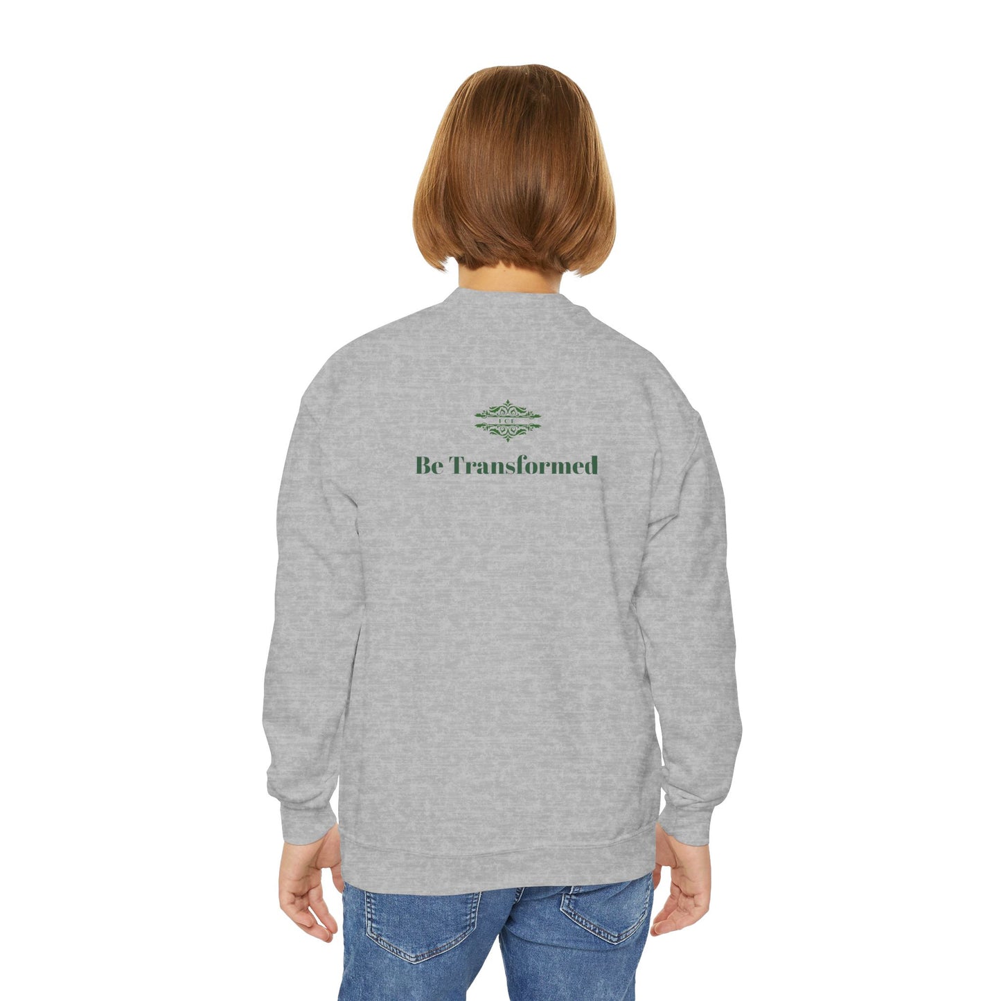 YOUTH BUTTERFLY 'BE TRANSFORMED' INSPIRATIONAL SHIRT