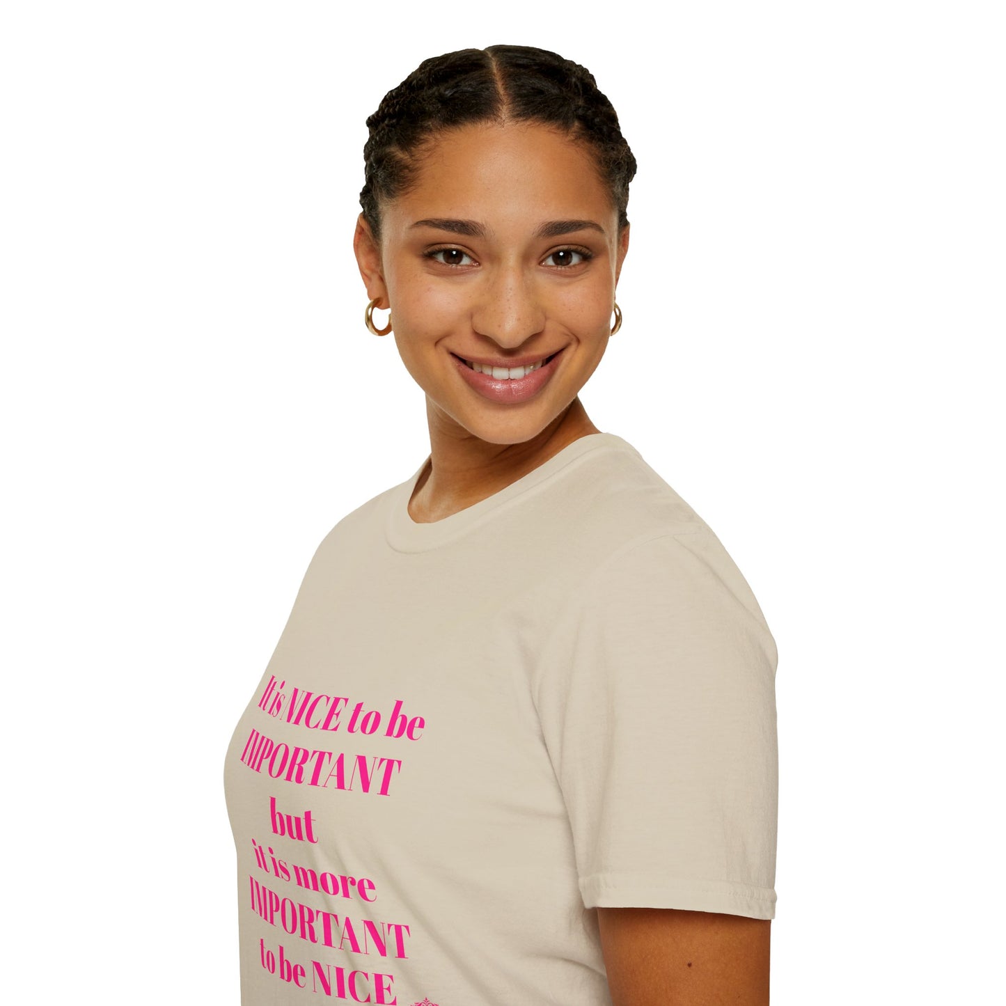 INSPIRATIONAL QUOTE BE NICE TEE