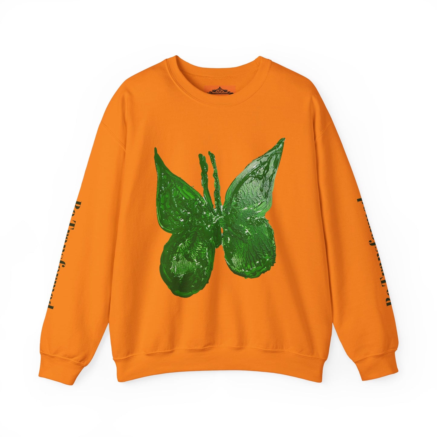 GREEN BUTTERFLY CREWNECK SWEATSHIRT