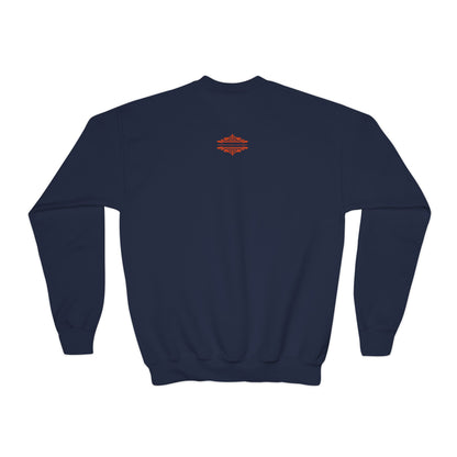 YOUTH SWEATSHIRT WITH FUN YELLOW HEARTS